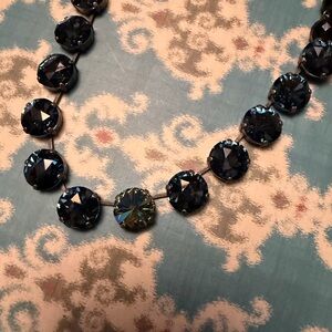 Blue Crystal Choker - Women Jewelry
2015 Denim Blue Swarovski Crystal